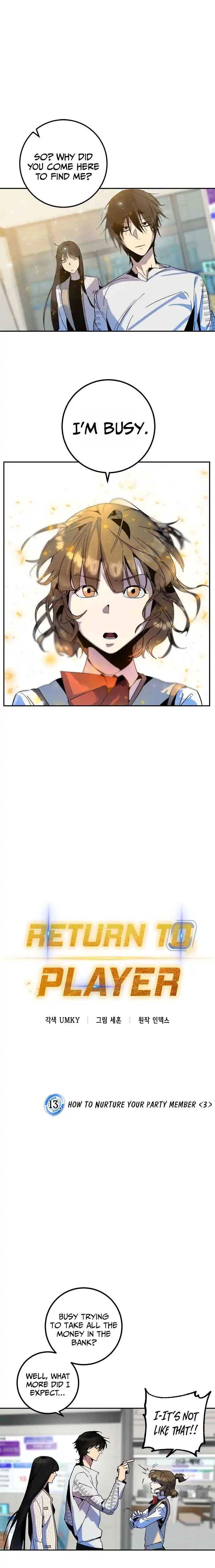 Read Return to Player Manga Online