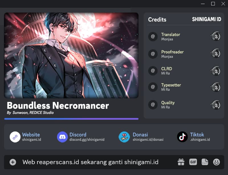 Read Boundless Necromancer (ID) Manga Online